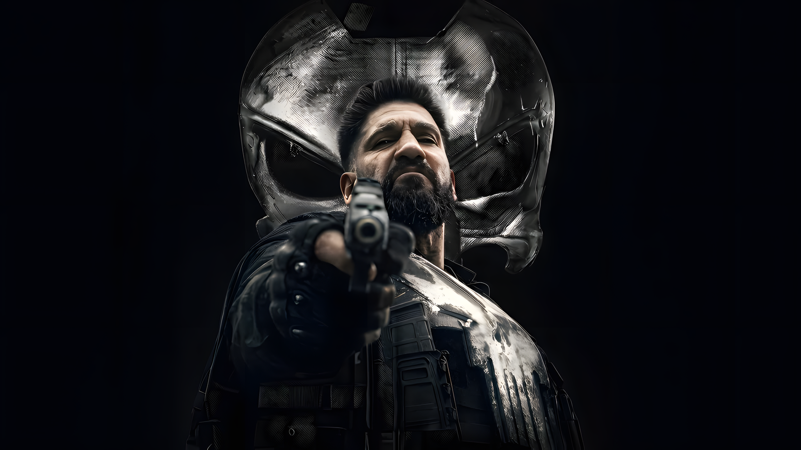 The Punisher Vigilante Justice 4K Desktop Wallpaper