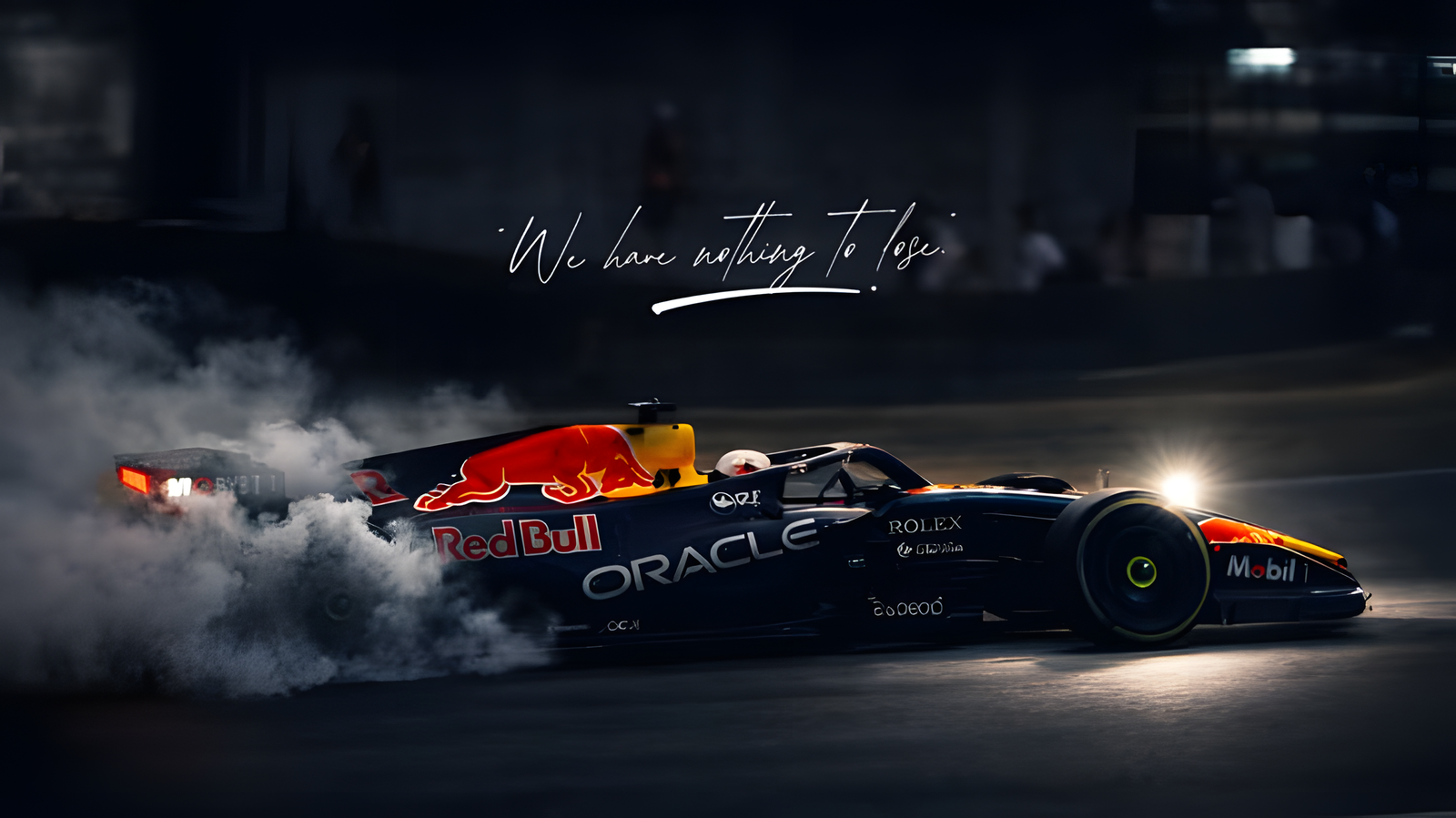 Red Bull Racing F1 Burnout 4k Desktop Wallpaper
